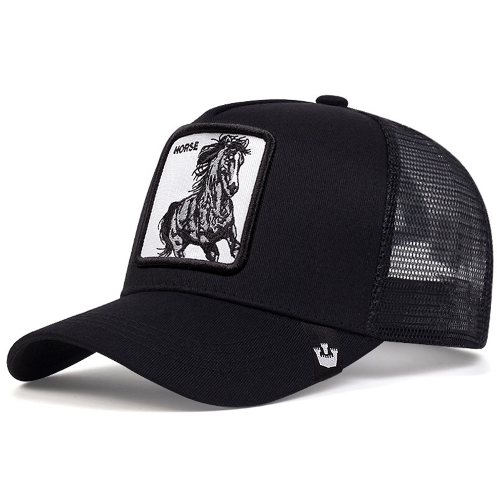 Goorin Bros Black Horse Patch Trucker Hat